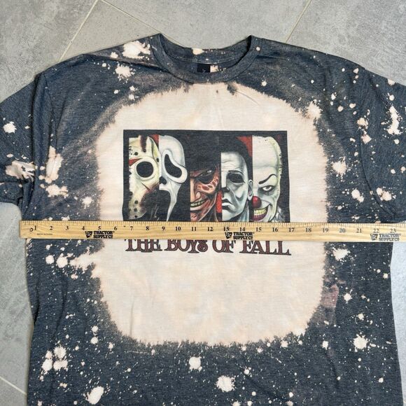 Boys of Fall Horror Film Bleach Splatter T-Shirt Unisex XL Gildan - Picture 4 of 6